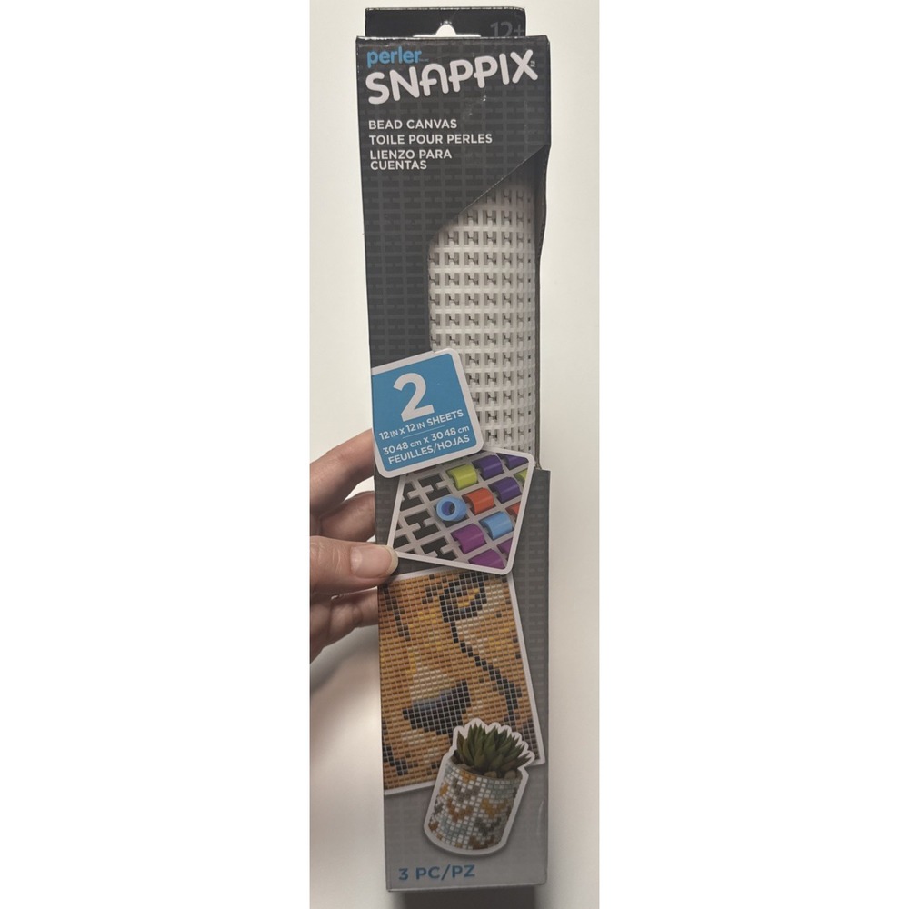 Craft Sensory Activity Snapped Bead Canvas 2 Sheets, Beads NOT Included